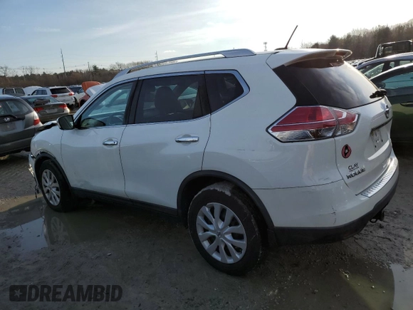 2016 Nissan Rogue S with VIN KNMAT2MV9GP623535, listed as a Copart auction lot 84879944 with 127,755 mi miles and Salvage Title. Bid and sale history available at carsss.com. Image 2.