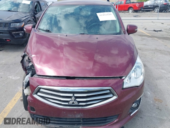 2017 Mitsubishi Mirage SE with VIN ML32F4FJ0HHF08003, listed as a IAAI auction lot 42462444 with 78,732 mi miles and . Bid and sale history available at DreamBid. Image 12.