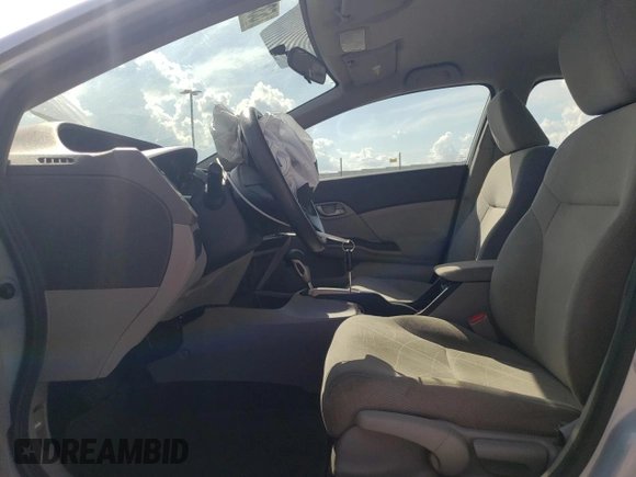2012 Honda Civic LX with VIN 19XFB2F55CE330845, listed as a Copart auction lot 53331834 with 70,857 mi miles and Salvage Title. Bid and sale history available at DreamBid. Image 7.