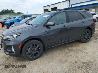 2023 Chevrolet Equinox RS z VIN 3GNAXWEG6PS156482, wystawiony jako Copart lot #59877795 z przebiegiem 64 924 mil mil oraz Szkoda całkowita • Salvage title. Historia ofert i sprzedaży dostępna na DreamBid. Obrazek 1.