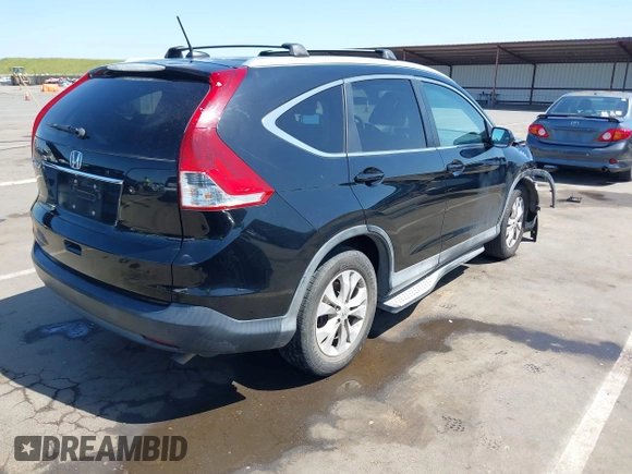 2014 Honda CR-V EX-L with VIN 2HKRM3H71EH551594, listed as a IAAI auction lot 42028963 with 117,506 mi miles and . Bid and sale history available at carsss.com. Image 4.