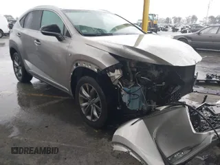 2015 Lexus NX 200t with VIN JTJYARBZ8F2015114, listed as a IAAI auction lot 41725459 with 112,528 mi miles. Bid and sale history available at carsss.com. Image 1.