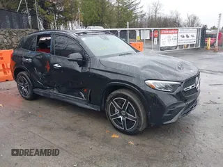 2023 Mercedes-Benz GLC with VIN W1NKM4HB9PU029891, listed as a IAAI auction lot 41823207 with 3,517 mi miles. Bid and sale history available at carsss.com. Image 1.