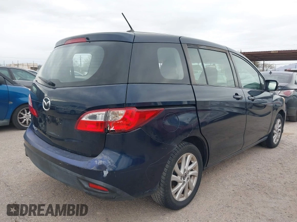 2014 Mazda Mazda5 Sport with VIN JM1CW2BL5E0176659, listed as a IAAI auction lot 41544945 with 102,691 mi miles. Bid and sale history available at carsss.com. Image 12.