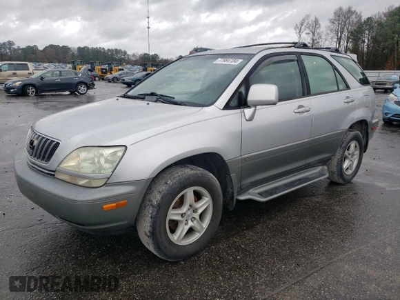 2002 Lexus RX 300 with VIN JTJGF10U320141862, listed as a Copart auction lot 77984184 with 260,379 mi miles and Salvage Title. Bid and sale history available at carsss.com. Image 1.