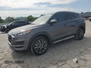 2021 Hyundai Tucson SEL z VIN KM8J33AL3MU308392, wystawiony jako Copart lot #59694785 z przebiegiem 45 259 mil mil oraz Szkoda całkowita • Salvage title. Historia ofert i sprzedaży dostępna na DreamBid. Obrazek 1.