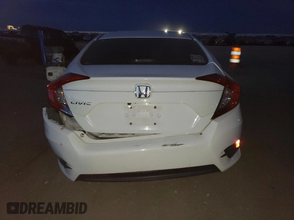 2016 Honda Civic Sedan LX with VIN 19XFC2F50GE013011, listed as a Copart auction lot 78895774 with 130,272 mi miles and Salvage Title. Bid and sale history available at carsss.com. Image 6.