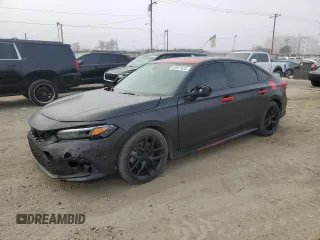 2022 Honda Civic Si with VIN 2HGFE1E50NH473830, listed as a Copart auction lot 54383035 with 72,733 mi miles and Salvage Title. Bid and sale history available at DreamBid. Image 1.
