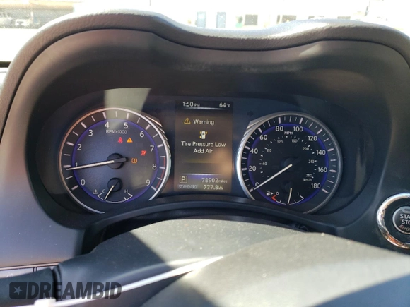 2014 Infiniti Q50 Premium with VIN JN1BV7AP8EM676682, listed as a Copart auction lot 47731195 with 78,902 mi miles and Salvage Title. Bid and sale history available at carsss.com. Image 9.