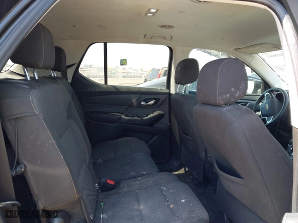 2021 Chevrolet Traverse LS with VIN 1GNERFKW0MJ165988, listed as a IAAI auction lot 42018002 with 72,315 mi miles. Bid and sale history available at carsss.com. Image 8.