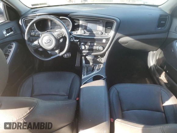 2015 Kia Optima SX Turbo with VIN 5XXGR4A66FG359679, listed as a Copart auction lot 50514525 with 108,355 mi miles and Clean Title. Bid and sale history available at carsss.com. Image 8.