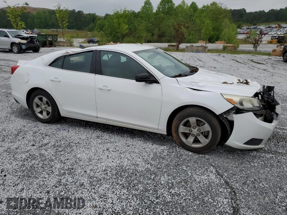 2015 Chevrolet Malibu LS with VIN 1G11B5SL4FF187826, listed as a Copart auction lot 54364305 with 172,532 mi miles and Salvage Title. Bid and sale history available at DreamBid. Image 4.