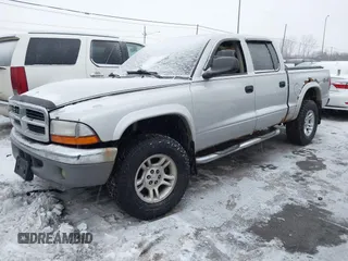 2004 Dodge Dakota SLT with VIN 1D7HG48N34S665027, listed as a IAAI auction lot 41395509 with 128,064 mi miles. Bid and sale history available at carsss.com. Image 17.