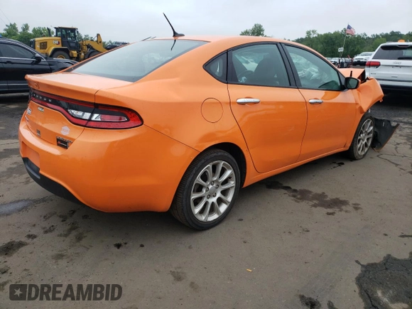 2013 Dodge Dart Limited with VIN 1C3CDFCA0DD320236, listed as a Copart auction lot 59995365 with 105,960 mi miles and Salvage title. Bid and sale history available at DreamBid. Image 3.