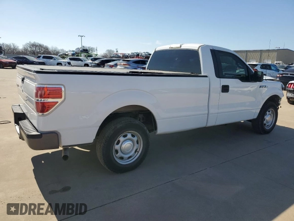 2013 Ford F-150 XL with VIN 1FTNF1CF9DKG47176, listed as a Copart auction lot 48977555 with 140,258 mi miles and Salvage Title. Bid and sale history available at carsss.com. Image 3.