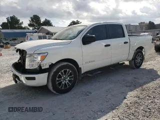 2024 Nissan Titan SV with VIN 1N6AA1EC6RN100286, listed as a Copart auction lot 78082024 with 24,336 mi miles and Salvage title. Bid and sale history available at DreamBid. Image 1.