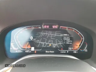 2022 BMW 7 Series 750i xDrive with VIN WBA7U2C02NCJ27538, listed as a Copart auction lot 42022885 with 29,083 mi miles and Salvage title. Bid and sale history available at DreamBid. Image 9.