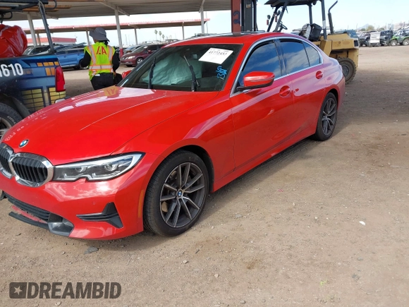 2019 BMW 3 Series 330i with VIN WBA5R1C55KAK12704, listed as a IAAI auction lot 41772453 with Not Provided miles and . Bid and sale history available at DreamBid. Image 18.