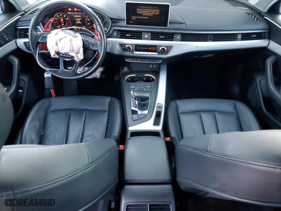 2017 Audi A4 Premium Plus with VIN WAUENAF45HN017024, listed as a Copart auction lot 48505485 with 106,554 mi miles and Salvage Title. Bid and sale history available at carsss.com. Image 8.