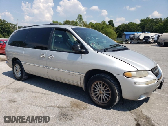 2000 Chrysler Town & Country LXi with VIN 1C4GP54L2YB534385, listed as a Copart auction lot 69637894 with 166,632 mi miles and Salvage Title. Bid and sale history available at carsss.com. Image 4.