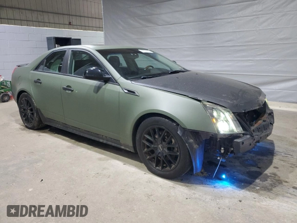 2011 Cadillac CTS Premium with VIN 1G6DS5ED9B0108868, listed as a Copart auction lot 48022825 with 128,624 mi miles and Salvage Title. Bid and sale history available at carsss.com. Image 4.