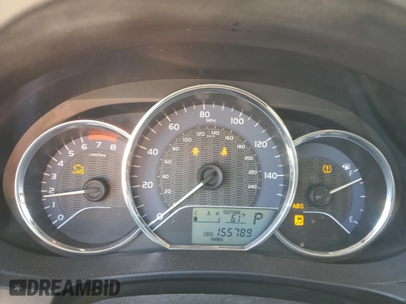 2016 Toyota Corolla L with VIN 5YFBURHEXGP413576, listed as a Copart auction lot 49010585 with 155,789 mi miles and Salvage title. Bid and sale history available at DreamBid. Image 9.