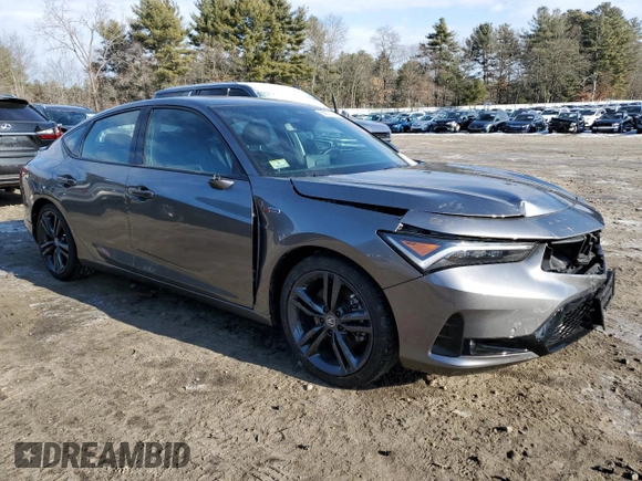 2024 Acura Integra Technology with VIN 19UDE4G72RA001026, listed as a Copart auction lot 88867455 with 14,540 mi miles and Salvage title. Bid and sale history available at DreamBid. Image 4.