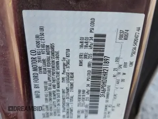 2017 Ford Fusion SE with VIN 3FA6P0HDXHR211897, listed as a Copart auction lot 83514654 with 128,914 mi miles and Salvage Title. Bid and sale history available at DreamBid. Image 15.
