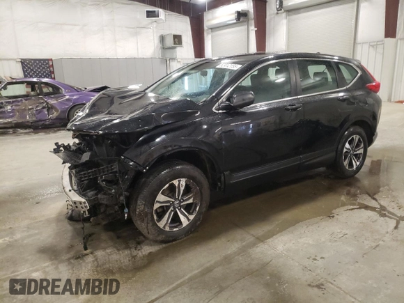2017 Honda CR-V LX with VIN 5J6RW6H38HL004499, listed as a Copart auction lot 52412155 with 134,715 mi miles and Salvage Title. Bid and sale history available at DreamBid. Image 1.