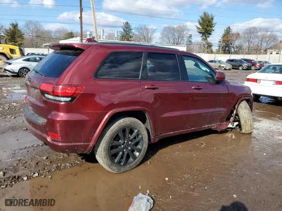 2022 Jeep Grand Cherokee WK Laredo X with VIN 1C4RJFAG6NC147321, listed as a Copart auction lot 43585405 with 40,855 mi miles and Salvage Title. Bid and sale history available at carsss.com. Image 3.