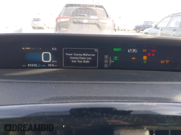 2016 Toyota Prius Four with VIN JTDKARFU1G3015572, listed as a IAAI auction lot 41891235 with 85,930 mi miles. Bid and sale history available at carsss.com. Image 7.