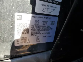 2023 GMC Acadia SLT with VIN 1GKKNMLS1PZ255801, listed as a Copart auction lot 42919585 with 24,233 mi miles and Salvage Title. Bid and sale history available at DreamBid. Image 15.