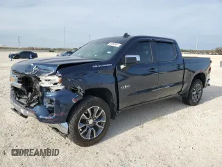 2022 Chevrolet Silverado 1500 LT with VIN 2GCPACED9N1506432, listed as a Copart auction lot 84863384 with 24,695 mi miles and Salvage Title. Bid and sale history available at carsss.com. Image 1.