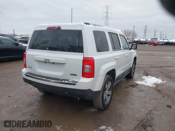 2016 Jeep Patriot High Altitude with VIN 1C4NJRFB4GD639081, listed as a IAAI auction lot 40924588 with 123,668 mi miles and . Bid and sale history available at carsss.com. Image 4.