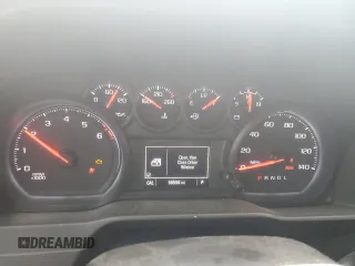 2020 Chevrolet Silverado 1500 Custom with VIN 1GCRWBEH2LZ368275, listed as a Copart auction lot 83323574 with 58,559 mi miles and Salvage Title. Bid and sale history available at carsss.com. Image 9.