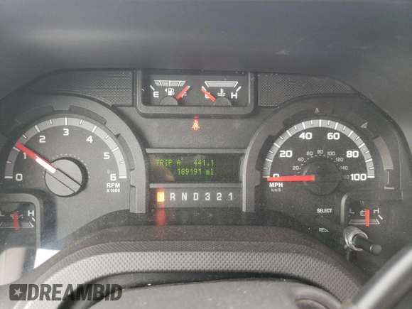 2012 Ford Econoline Passenger XL with VIN 1FBSS3BS4CDB20579, listed as a Copart auction lot 50754515 with 189,191 mi miles and Salvage Title. Bid and sale history available at DreamBid. Image 9.