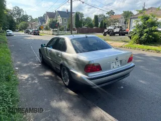 2000 BMW 7 Series 740i with VIN WBAGG8348YDN75777, listed as a Copart auction lot 65038165 with 119,506 mi miles and Clean title. Bid and sale history available at DreamBid. Image 3.