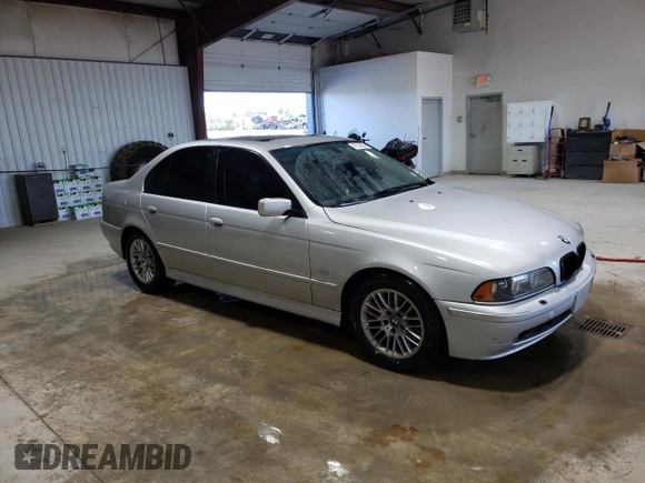 2003 BMW 5 Series 530iA with VIN WBADT63463CK33780, listed as a Copart auction lot 75739024 with 201,366 mi miles and Clean Title. Bid and sale history available at carsss.com. Image 4.