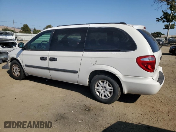 2005 Dodge Caravan SE with VIN 1D4GP24R25B191871, listed as a Copart auction lot 59372975 with 73,434 mi miles and Salvage title. Bid and sale history available at DreamBid. Image 2.