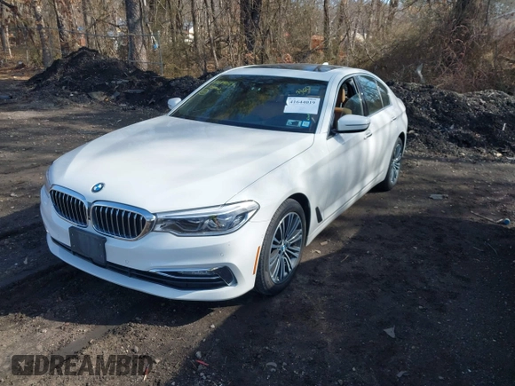 2017 BMW 5 Series 530i xDrive with VIN WBAJA7C36HG906136, listed as a IAAI auction lot 41644019 with 47,144 mi miles and . Bid and sale history available at carsss.com. Image 18.