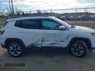 2020 Jeep Compass Limited with VIN 3C4NJDCB8LT127027, listed as a IAAI auction lot 41724110 with 94,896 mi miles and . Bid and sale history available at DreamBid. Image 13.