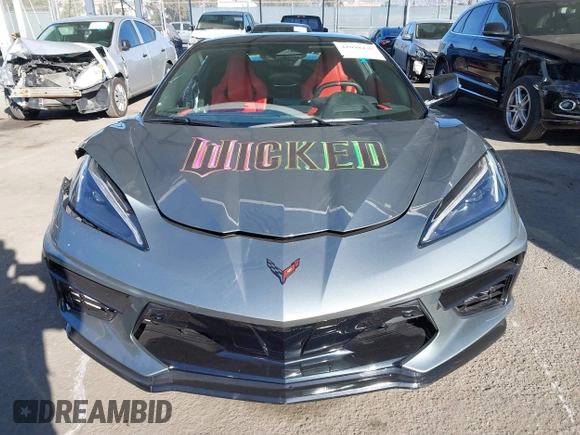 2024 Chevrolet Corvette 2LT z VIN 1G1YB3D48R5103073, wystawiony jako IAAI lot #41098470 z przebiegiem 7 326 mil mil oraz . Historia ofert i sprzedaży dostępna na DreamBid. Obrazek 12.