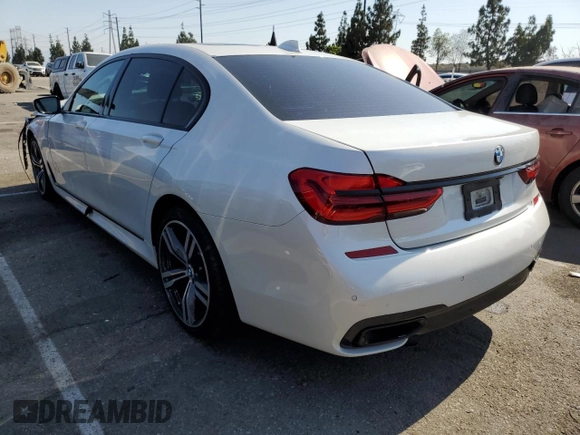2018 BMW 7 Series 740i with VIN WBA7E2C5XJB214886, listed as a Copart auction lot 57833143 with 39,975 mi miles. Bid and sale history available at carsss.com. Image 2.