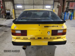 1984 Porsche 944 with VIN WP0AA0946EN455839, listed as a Copart auction lot 44537605 with 91,578 mi miles and Non Repairable. Bid and sale history available at carsss.com. Image 6.