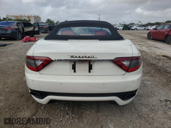 2015 Maserati GranTurismo Sport z VIN ZAM45VMA2F0154541, wystawiony jako Copart lot #79026524 z przebiegiem 38 791 mil mil oraz Nie do naprawy • Non repairable. Historia ofert i sprzedaży dostępna na DreamBid. Obrazek 6.
