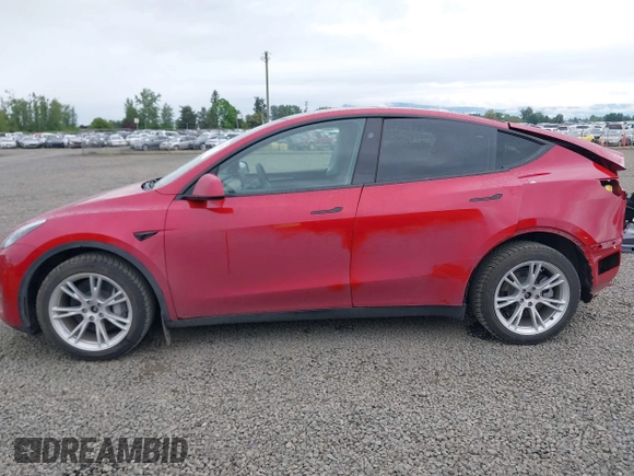 2023 Tesla Model Y Long Range with VIN 7SAYGDEE9PA145947, listed as a IAAI auction lot 42131783 with 4,956 mi miles and . Bid and sale history available at DreamBid. Image 15.