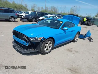 2017 Ford Mustang V6 with VIN 1FA6P8AM2H5333214, listed as a IAAI auction lot 42105523 with 121,324 mi miles and . Bid and sale history available at carsss.com. Image 18.