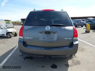 2005 Nissan Quest with VIN 5N1BV28U85N114573, listed as a IAAI auction lot 41841082 with 1 mi miles. Bid and sale history available at carsss.com. Image 16.