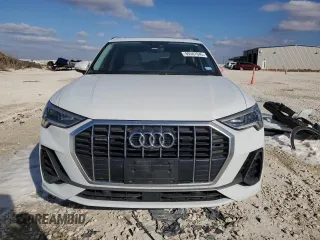 2020 Audi Q3 S line Prestige with VIN WA1FECF37L1043998, listed as a Copart auction lot 89387045 with 26,952 mi miles and Salvage Title. Bid and sale history available at carsss.com. Image 5.