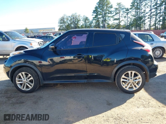 2015 Nissan Juke S with VIN JN8AF5MR5FT509408, listed as a IAAI auction lot 40839984 with 205,528 mi miles. Bid and sale history available at carsss.com. Image 14.